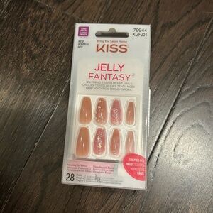 Kiss Pink False Nails